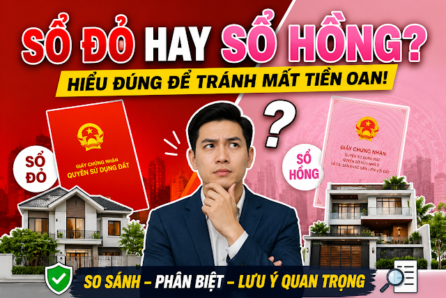 Sổ đỏ hay Sổ hồng